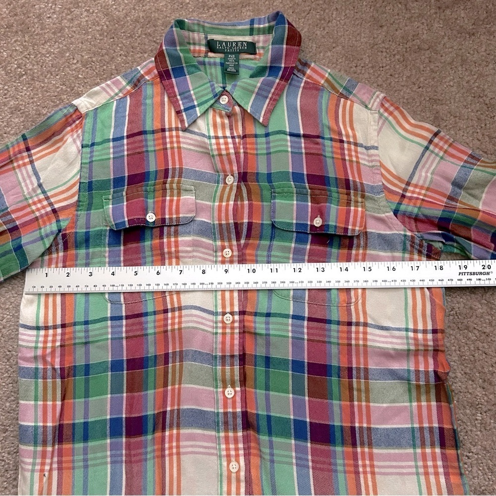 Ralph Lauren Plaid Button Down Shirt - Picture 4 of 9